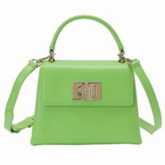 Furla Crossbody Handle Green Bag Top - Picture 1 of 3